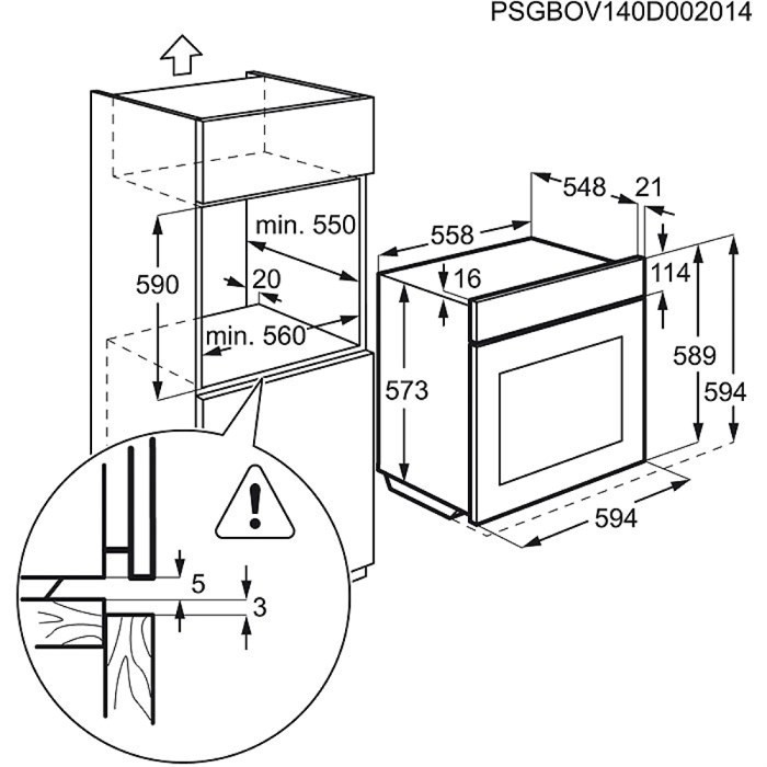 Духовой шкаф electrolux opeb2650v