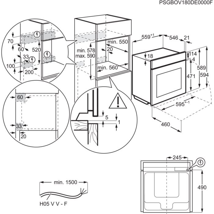 Духовой шкаф electrolux eoa 5551